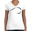 Women's Fine Jersey V-Neck Tee Women's Fine Jersey V-Neck Tee Thumbnail