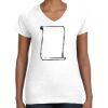 Women's Fine Jersey V-Neck Tee Women's Fine Jersey V-Neck Tee Thumbnail