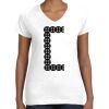 Women's Fine Jersey V-Neck Tee Women's Fine Jersey V-Neck Tee Thumbnail