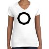 Women's Fine Jersey V-Neck Tee Women's Fine Jersey V-Neck Tee Thumbnail