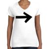 Women's Fine Jersey V-Neck Tee Women's Fine Jersey V-Neck Tee Thumbnail