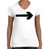 Women's Fine Jersey V-Neck Tee Women's Fine Jersey V-Neck Tee Thumbnail