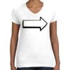 Women's Fine Jersey V-Neck Tee Women's Fine Jersey V-Neck Tee Thumbnail