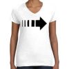 Women's Fine Jersey V-Neck Tee Women's Fine Jersey V-Neck Tee Thumbnail