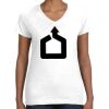 Women's Fine Jersey V-Neck Tee Women's Fine Jersey V-Neck Tee Thumbnail
