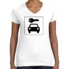 Women's Fine Jersey V-Neck Tee Women's Fine Jersey V-Neck Tee Thumbnail