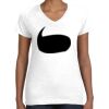 Women's Fine Jersey V-Neck Tee Women's Fine Jersey V-Neck Tee Thumbnail