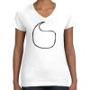Women's Fine Jersey V-Neck Tee Women's Fine Jersey V-Neck Tee Thumbnail