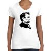 Women's Fine Jersey V-Neck Tee Women's Fine Jersey V-Neck Tee Thumbnail