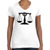 Women's Fine Jersey V-Neck Tee Women's Fine Jersey V-Neck Tee Thumbnail
