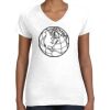 Women's Fine Jersey V-Neck Tee Women's Fine Jersey V-Neck Tee Thumbnail