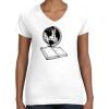 Women's Fine Jersey V-Neck Tee Women's Fine Jersey V-Neck Tee Thumbnail