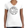 Women's Fine Jersey V-Neck Tee Women's Fine Jersey V-Neck Tee Thumbnail