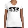 Women's Fine Jersey V-Neck Tee Women's Fine Jersey V-Neck Tee Thumbnail