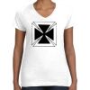 Women's Fine Jersey V-Neck Tee Women's Fine Jersey V-Neck Tee Thumbnail
