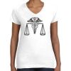Women's Fine Jersey V-Neck Tee Women's Fine Jersey V-Neck Tee Thumbnail