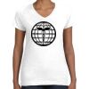 Women's Fine Jersey V-Neck Tee Women's Fine Jersey V-Neck Tee Thumbnail