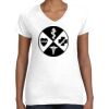 Women's Fine Jersey V-Neck Tee Women's Fine Jersey V-Neck Tee Thumbnail