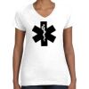 Women's Fine Jersey V-Neck Tee Women's Fine Jersey V-Neck Tee Thumbnail