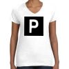 Women's Fine Jersey V-Neck Tee Women's Fine Jersey V-Neck Tee Thumbnail