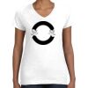 Women's Fine Jersey V-Neck Tee Women's Fine Jersey V-Neck Tee Thumbnail