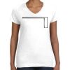 Women's Fine Jersey V-Neck Tee Women's Fine Jersey V-Neck Tee Thumbnail