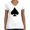 Women's Fine Jersey V-Neck Tee Women's Fine Jersey V-Neck Tee Thumbnail