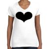 Women's Fine Jersey V-Neck Tee Women's Fine Jersey V-Neck Tee Thumbnail