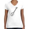 Women's Fine Jersey V-Neck Tee Women's Fine Jersey V-Neck Tee Thumbnail