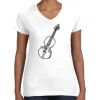 Women's Fine Jersey V-Neck Tee Women's Fine Jersey V-Neck Tee Thumbnail