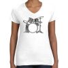 Women's Fine Jersey V-Neck Tee Women's Fine Jersey V-Neck Tee Thumbnail