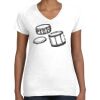 Women's Fine Jersey V-Neck Tee Women's Fine Jersey V-Neck Tee Thumbnail