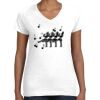 Women's Fine Jersey V-Neck Tee Women's Fine Jersey V-Neck Tee Thumbnail
