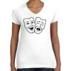 Women's Fine Jersey V-Neck Tee Women's Fine Jersey V-Neck Tee Thumbnail