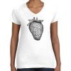 Women's Fine Jersey V-Neck Tee Women's Fine Jersey V-Neck Tee Thumbnail