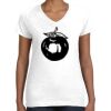 Women's Fine Jersey V-Neck Tee Women's Fine Jersey V-Neck Tee Thumbnail