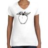 Women's Fine Jersey V-Neck Tee Women's Fine Jersey V-Neck Tee Thumbnail