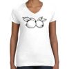 Women's Fine Jersey V-Neck Tee Women's Fine Jersey V-Neck Tee Thumbnail