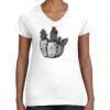 Women's Fine Jersey V-Neck Tee Women's Fine Jersey V-Neck Tee Thumbnail