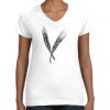 Women's Fine Jersey V-Neck Tee Women's Fine Jersey V-Neck Tee Thumbnail