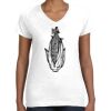 Women's Fine Jersey V-Neck Tee Women's Fine Jersey V-Neck Tee Thumbnail