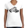 Women's Fine Jersey V-Neck Tee Women's Fine Jersey V-Neck Tee Thumbnail
