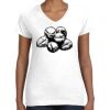 Women's Fine Jersey V-Neck Tee Women's Fine Jersey V-Neck Tee Thumbnail