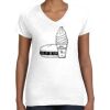 Women's Fine Jersey V-Neck Tee Women's Fine Jersey V-Neck Tee Thumbnail