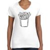 Women's Fine Jersey V-Neck Tee Women's Fine Jersey V-Neck Tee Thumbnail
