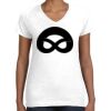 Women's Fine Jersey V-Neck Tee Women's Fine Jersey V-Neck Tee Thumbnail