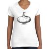 Women's Fine Jersey V-Neck Tee Women's Fine Jersey V-Neck Tee Thumbnail