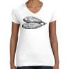 Women's Fine Jersey V-Neck Tee Women's Fine Jersey V-Neck Tee Thumbnail
