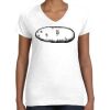 Women's Fine Jersey V-Neck Tee Women's Fine Jersey V-Neck Tee Thumbnail