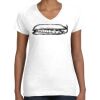 Women's Fine Jersey V-Neck Tee Women's Fine Jersey V-Neck Tee Thumbnail